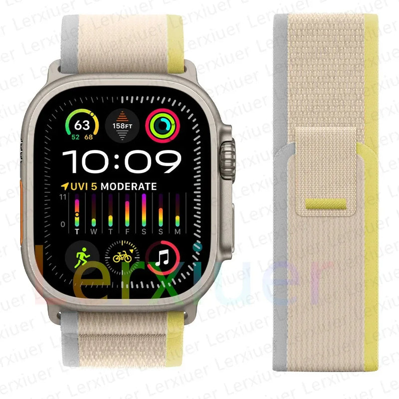 Trail Loop Band for Apple Watch Series – Lightweight Nylon Strap