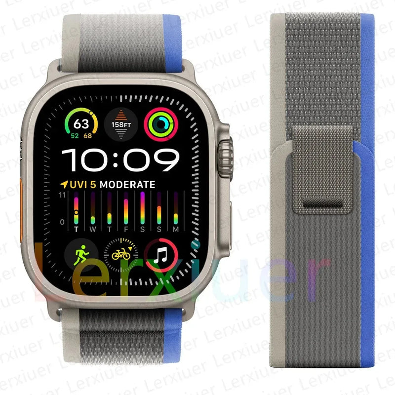 Trail Loop Band for Apple Watch Series – Lightweight Nylon Strap