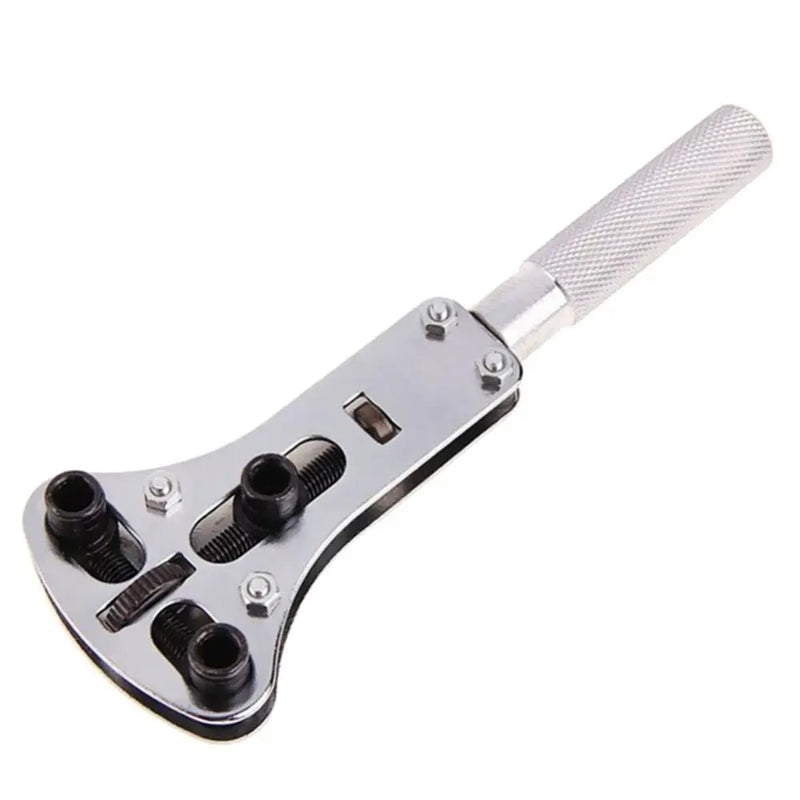 Waterproof Screw Watch Case Opener, Adjustable Wrench, Steel, Repair Tool