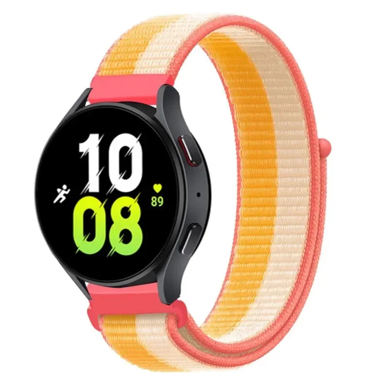 Nylon Loop Strap (20mm/22mm) for Samsung Galaxy, Huawei GT, Amazfit, Garmin, Xiaomi: Comfortable and Stylish