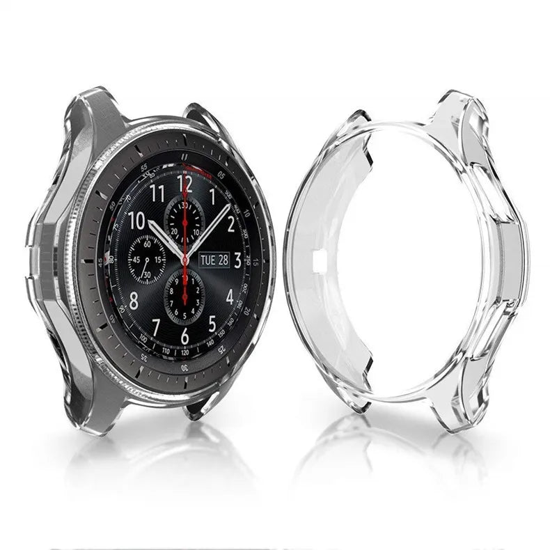 TPU Plated Screen Protector Case for Samsung Galaxy Watch 46/42mm & Gear S3 - Bumper Cover