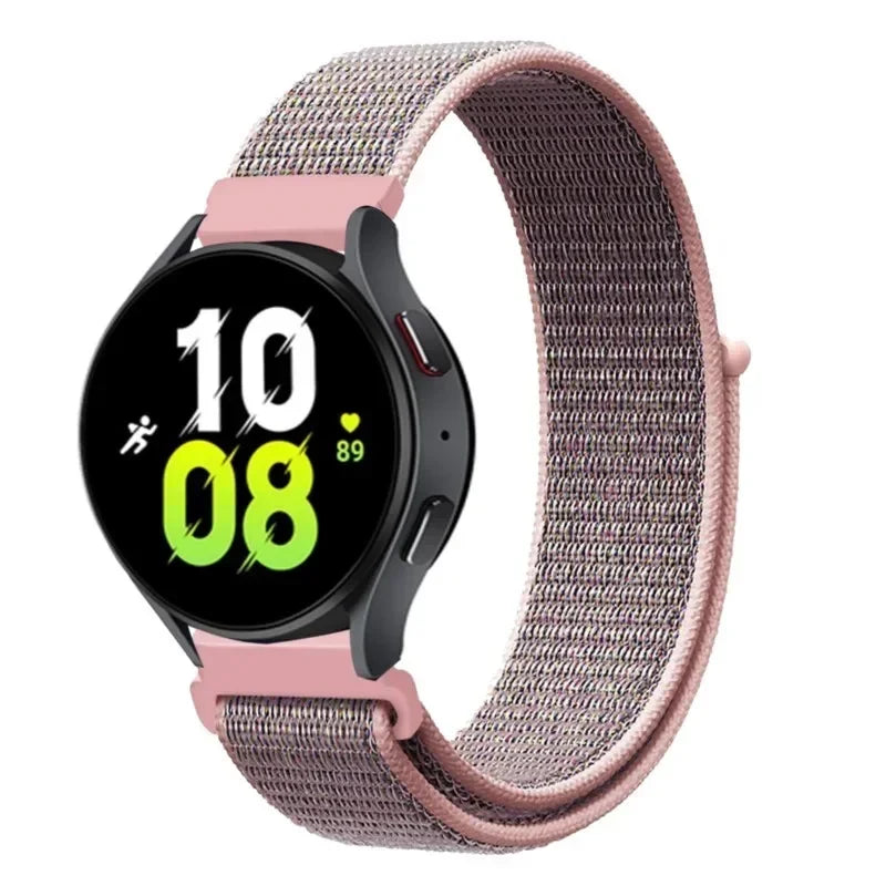 Nylon Loop Strap (20mm/22mm) for Samsung Galaxy, Huawei GT, Amazfit, Garmin, Xiaomi: Comfortable and Stylish