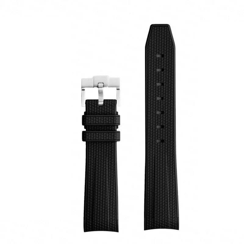 Silicone Strap for Swatch X Omega Moonswatch Stainless Steel Buckle 20mm 22mm Waterproof Band