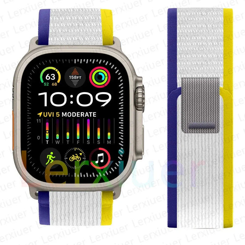 Trail Loop Band for Apple Watch Series – Lightweight Nylon Strap