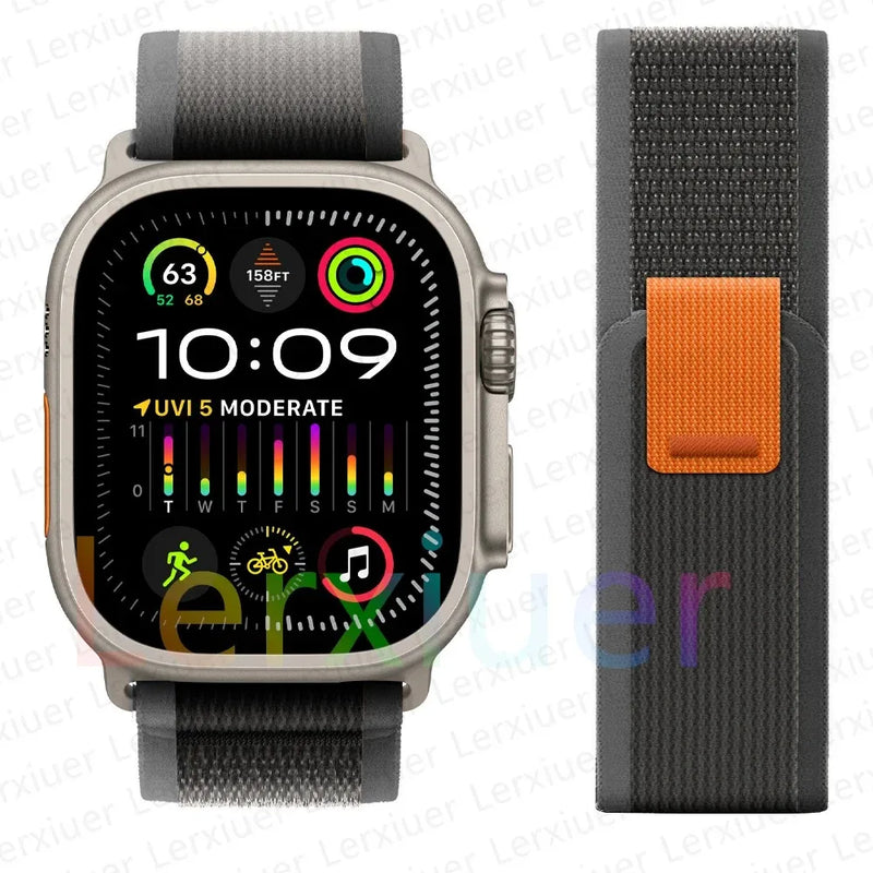 Trail Loop Band for Apple Watch Series – Lightweight Nylon Strap